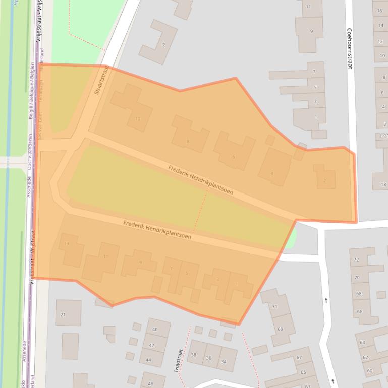 Kaart van postcodegebied 4551HR.