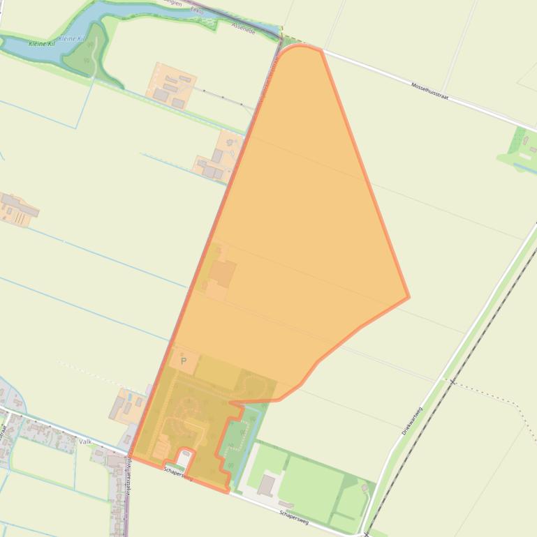 Kaart van postcodegebied 4551LV.