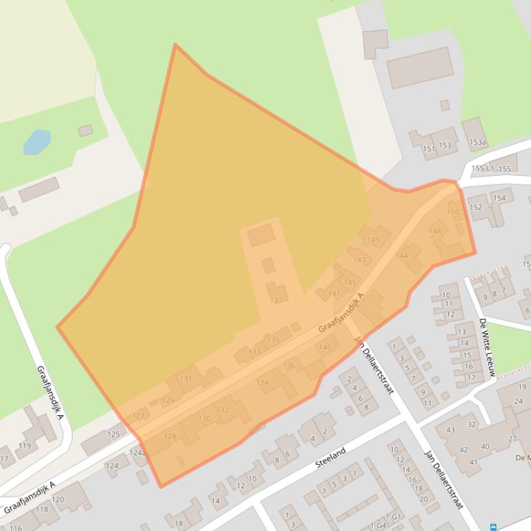 Kaart van postcodegebied 4554AK.