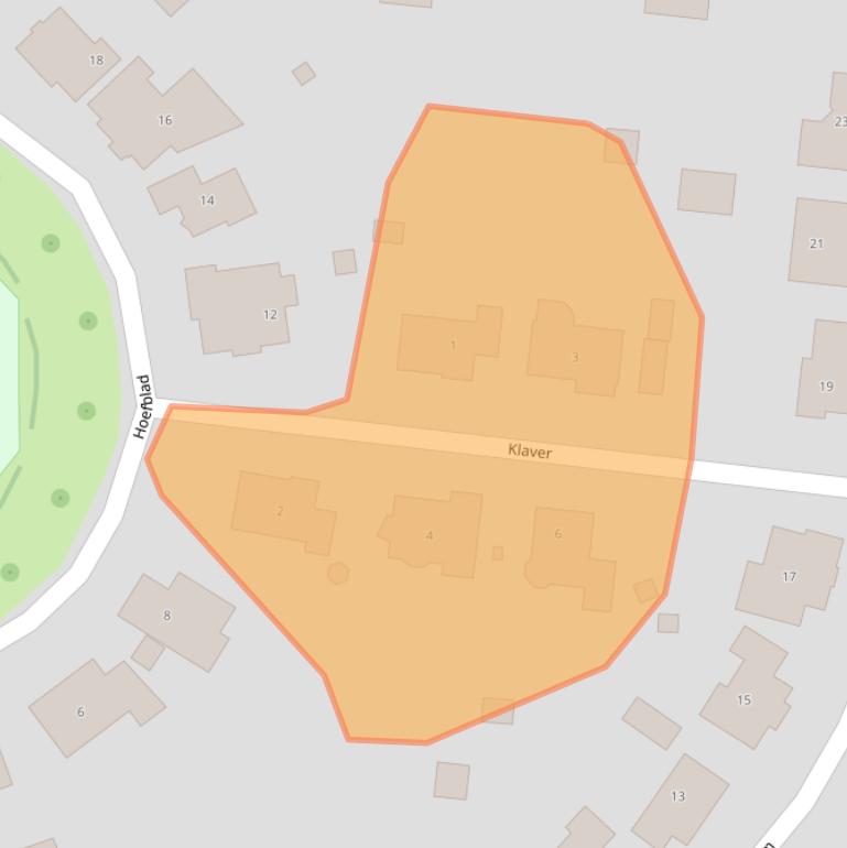 Kaart van postcodegebied 4561TM.