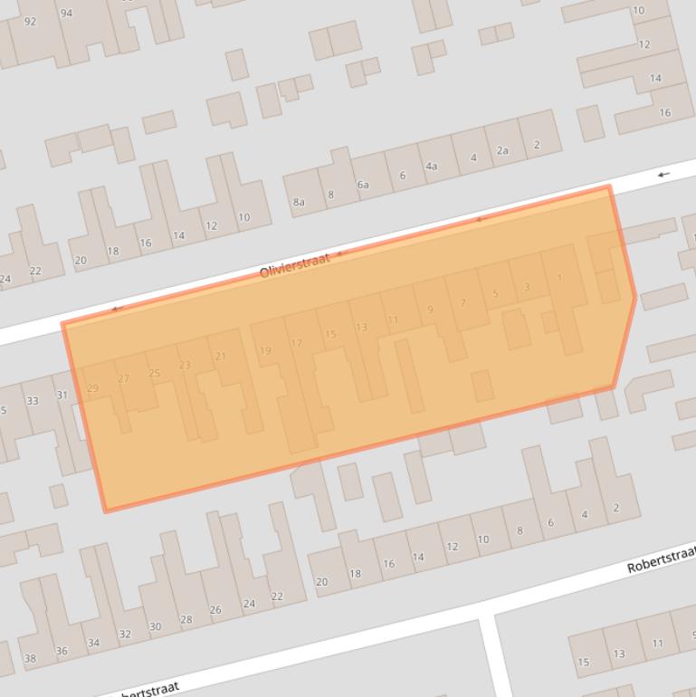 Kaart van postcodegebied 4571AW.