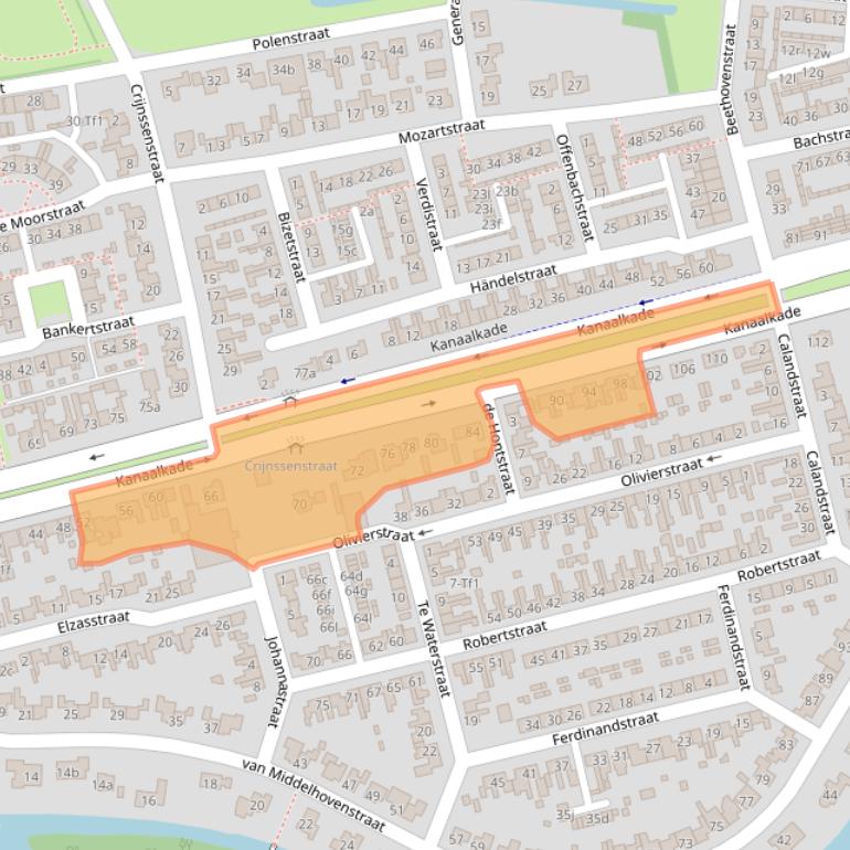 Kaart van postcodegebied 4571CL.