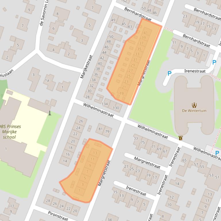 Kaart van postcodegebied 4571VS.