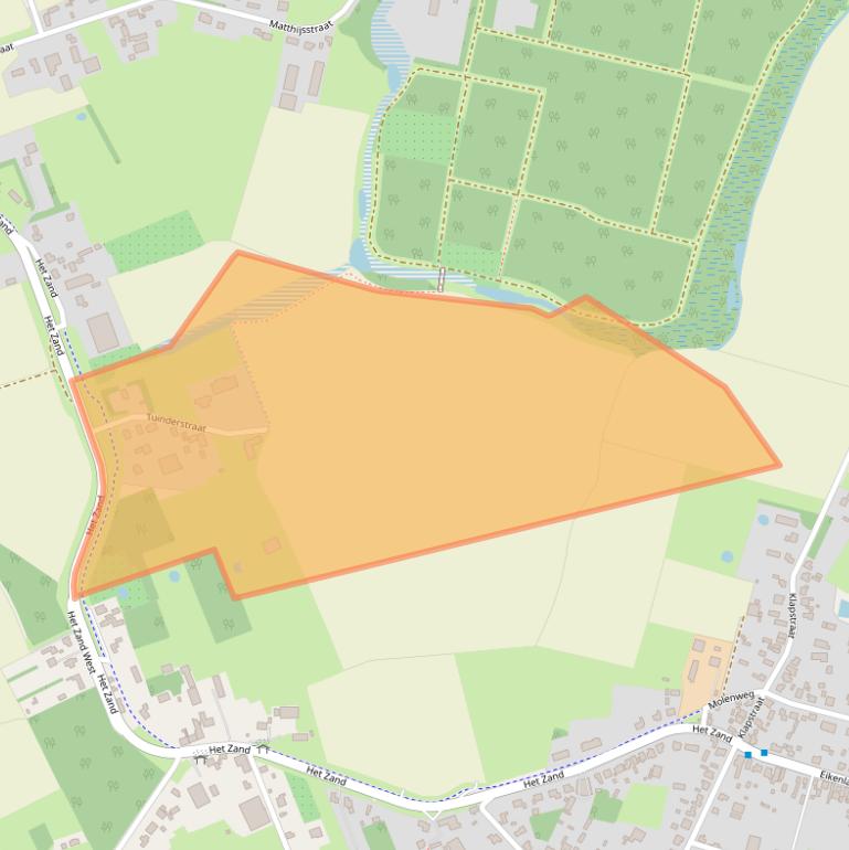 Kaart van postcodegebied 4576CE.