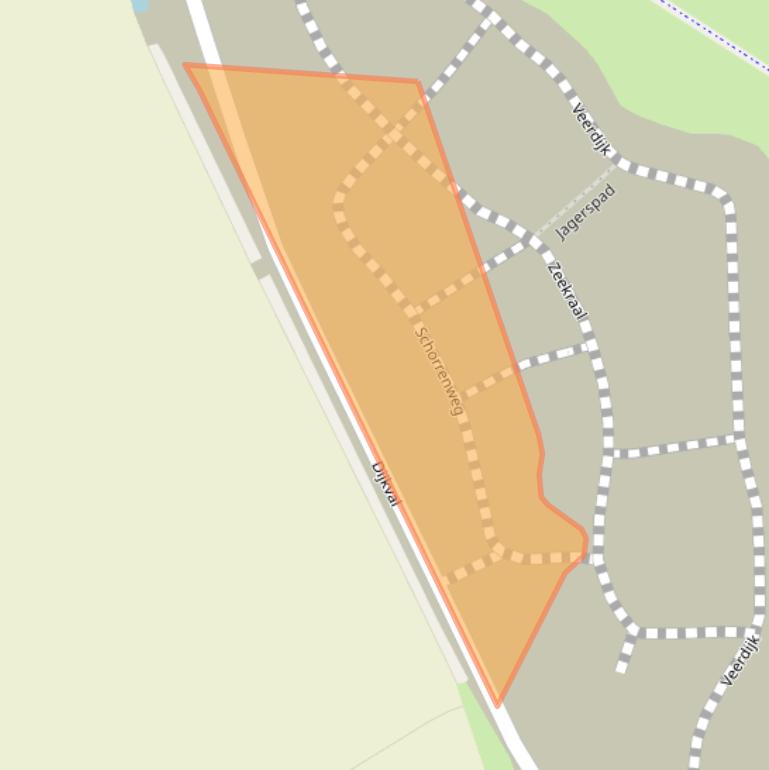 Kaart van postcodegebied 4588PC.