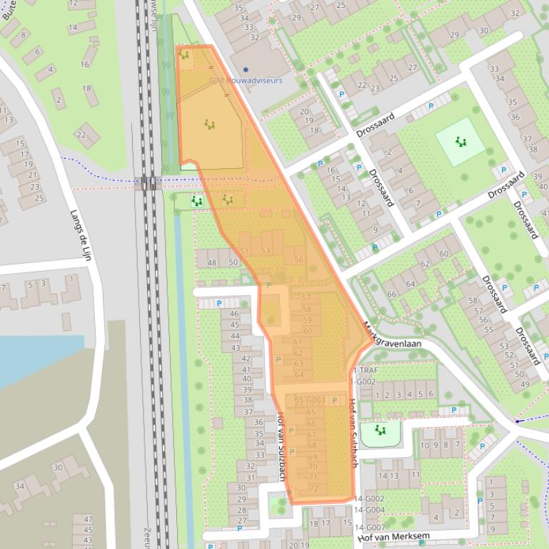 Kaart van postcodegebied 4624KH.