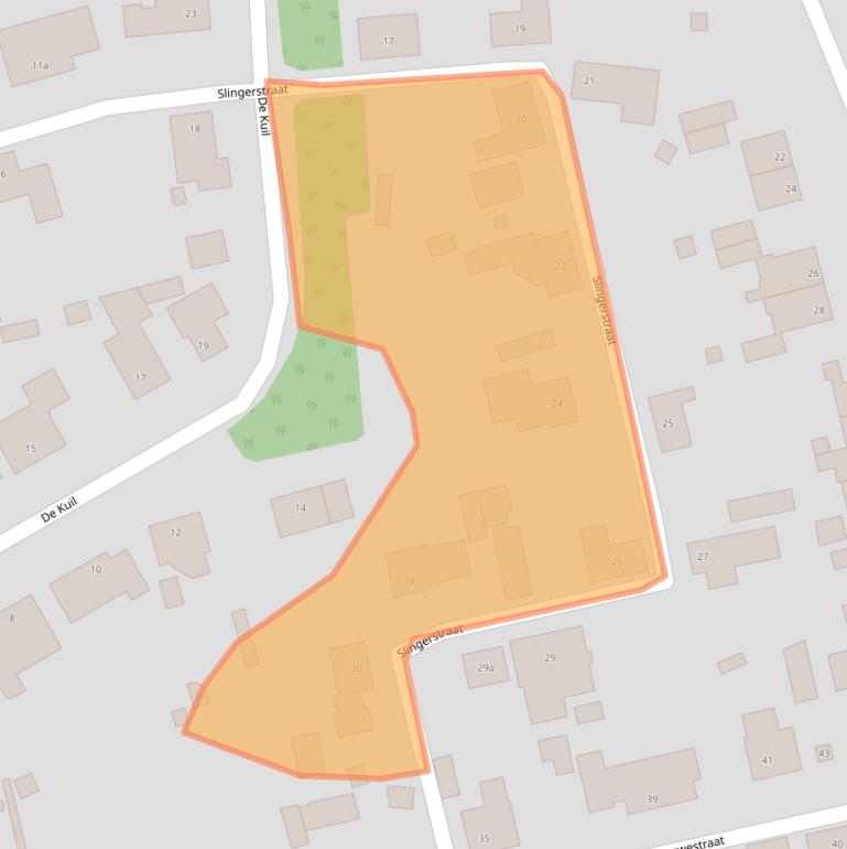 Kaart van postcodegebied 4641GM.