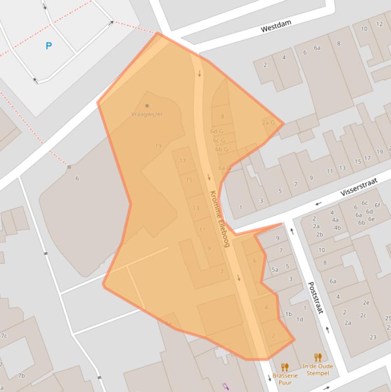 Kaart van postcodegebied 4651BG.