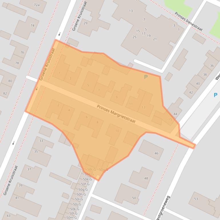 Kaart van postcodegebied 4671GA.