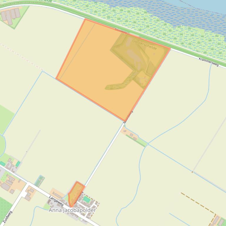 Kaart van postcodegebied 4675RN.