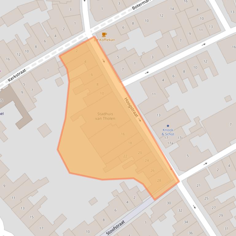 Kaart van postcodegebied 4691CB.