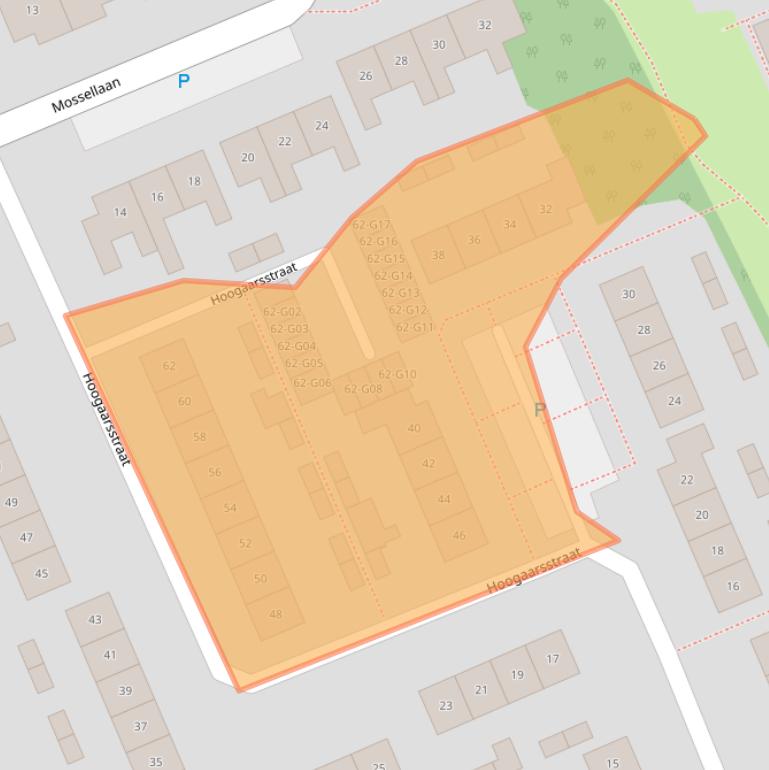 Kaart van postcodegebied 4691KD.