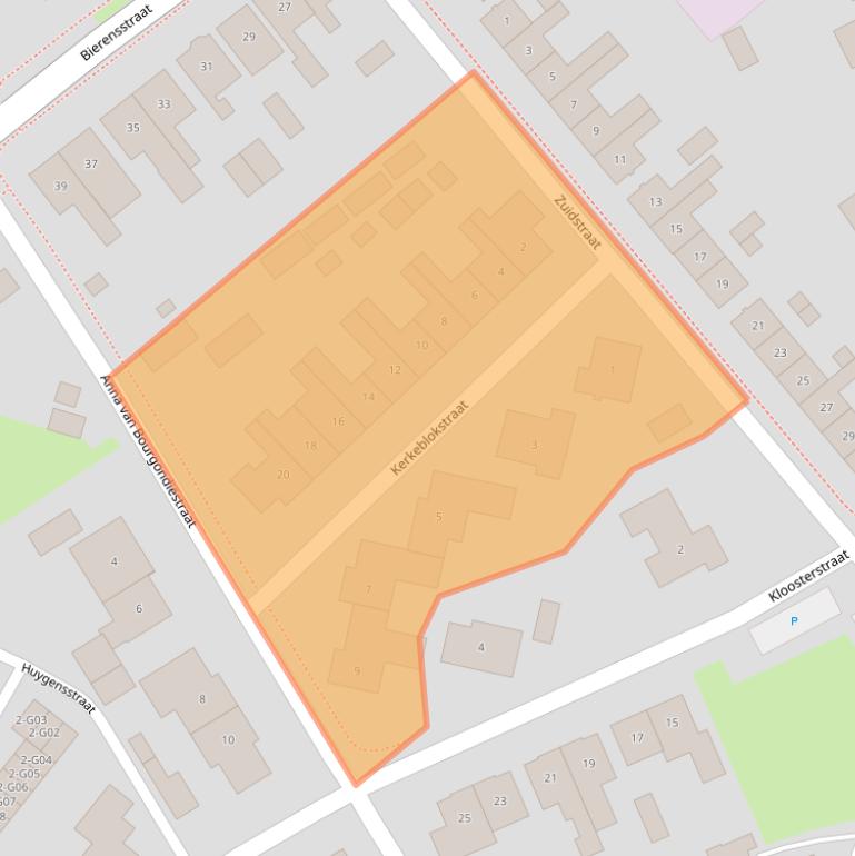 Kaart van postcodegebied 4697CT.