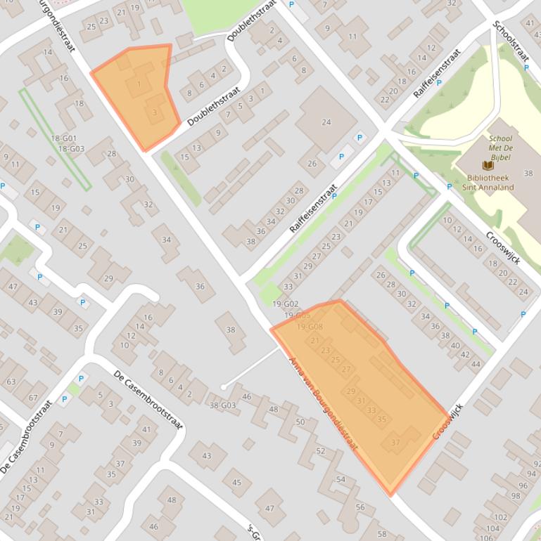 Kaart van postcodegebied 4697CV.