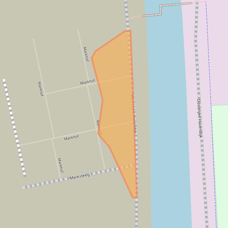 Kaart van postcodegebied 4703MZ.