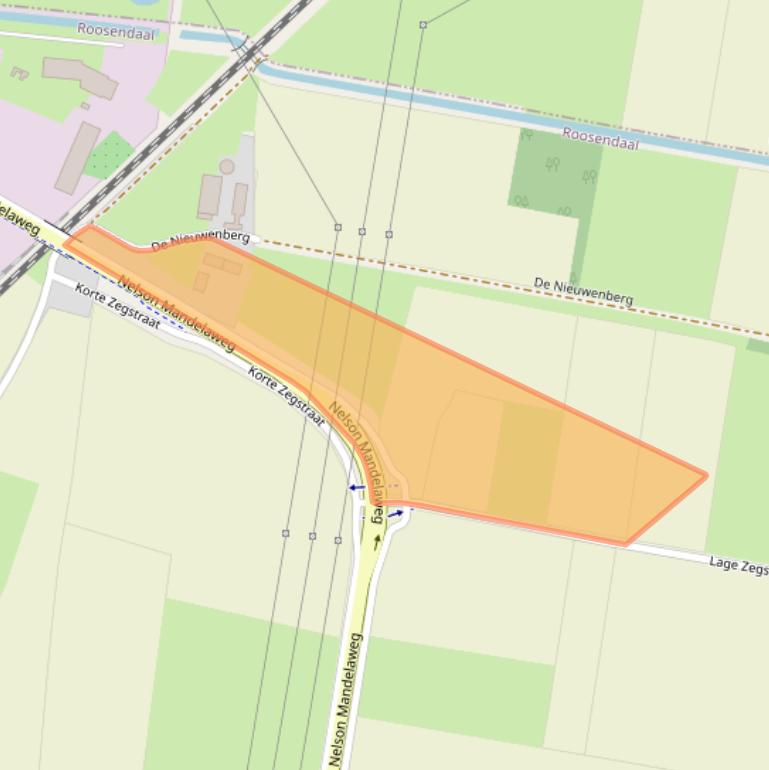 Kaart van postcodegebied 4705AL.