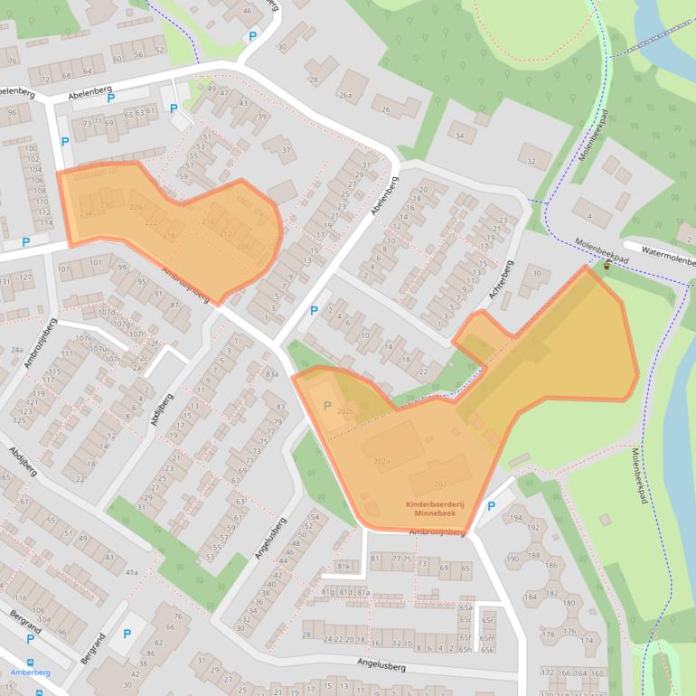 Kaart van postcodegebied 4707MR.