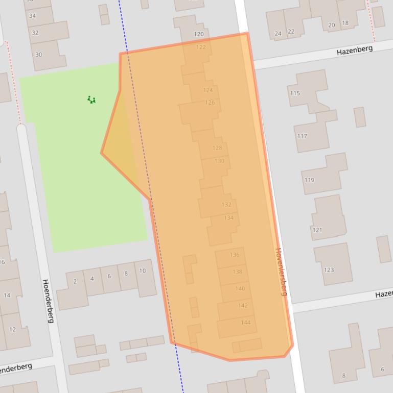 Kaart van postcodegebied 4708HC.