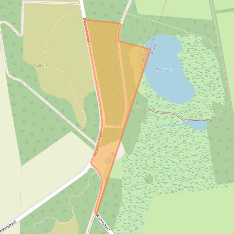 Kaart van postcodegebied 4709PC.