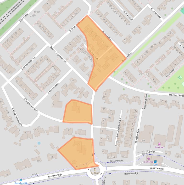 Kaart van postcodegebied 4731EM.