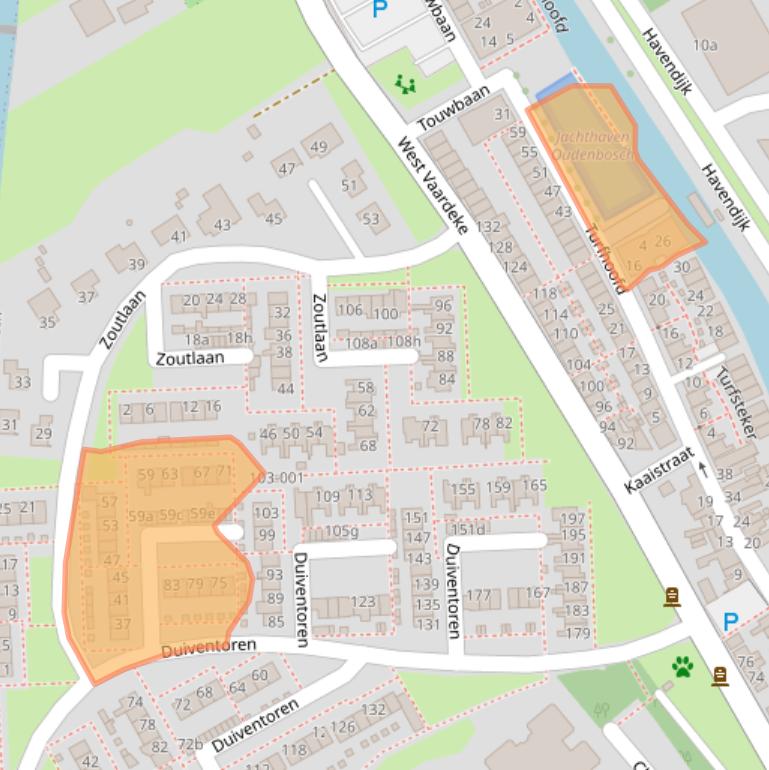Kaart van postcodegebied 4731MN.