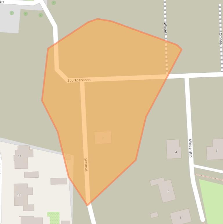 Kaart van postcodegebied 4731XM.