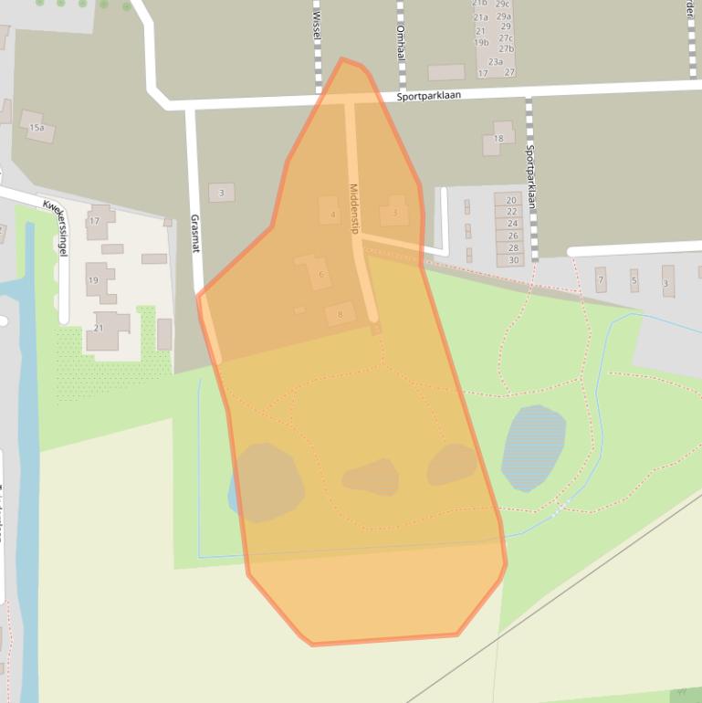 Kaart van postcodegebied 4731XN.