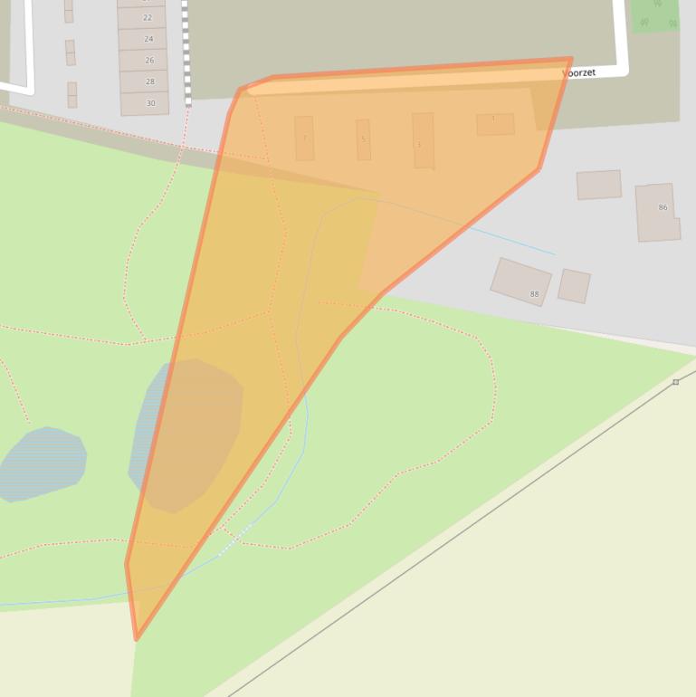 Kaart van postcodegebied 4731XR.