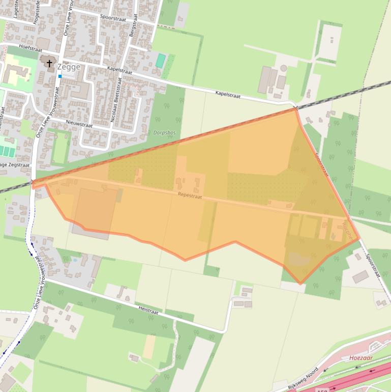 Kaart van postcodegebied 4735SJ.