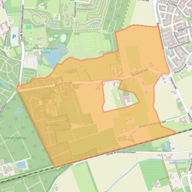 Kaart van postcodegebied 4741SK.