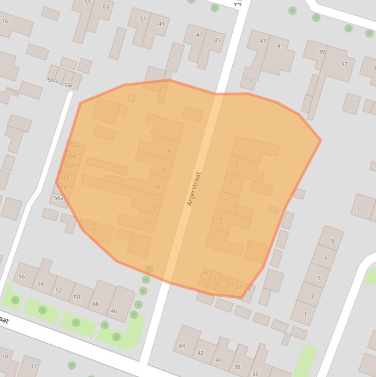 Kaart van postcodegebied 4744AR.