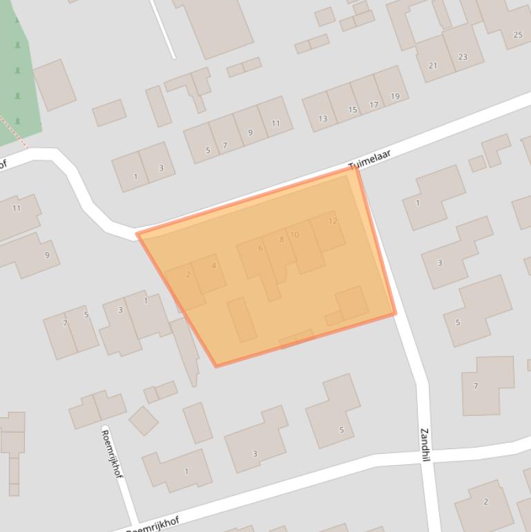 Kaart van postcodegebied 4756CA.