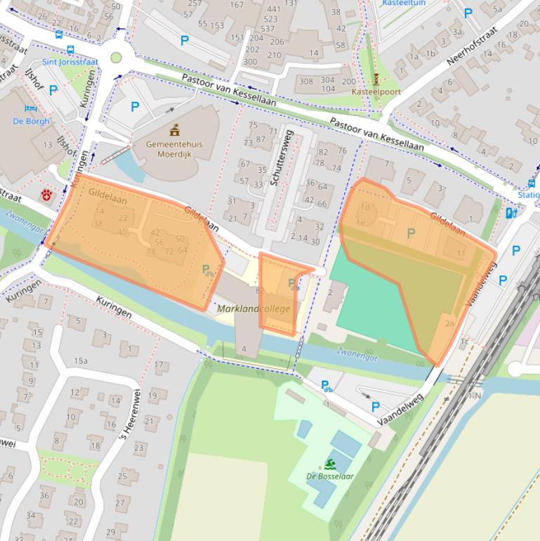 Kaart van postcodegebied 4761BA.