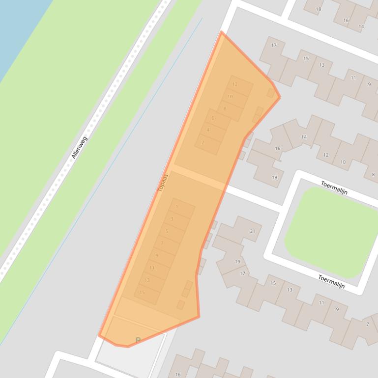 Kaart van postcodegebied 4762CX.