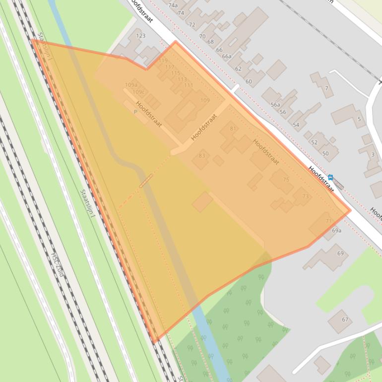 Kaart van postcodegebied 4765CC.