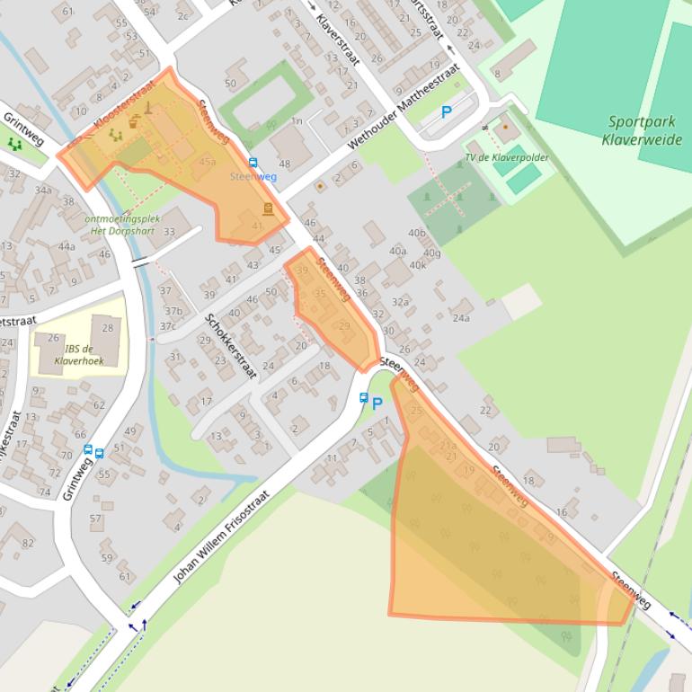 Kaart van postcodegebied 4781AL.