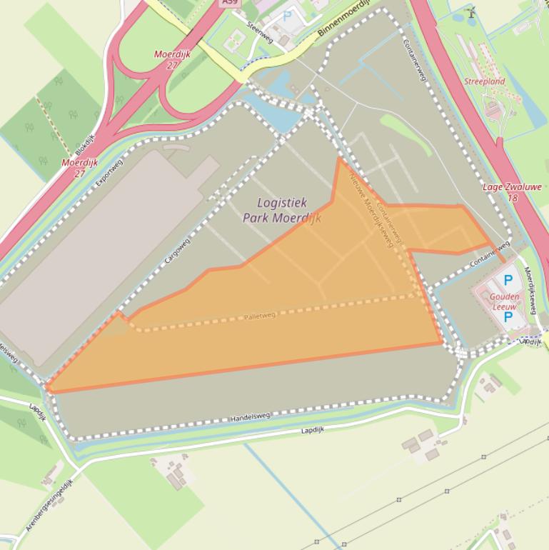 Kaart van postcodegebied 4782JG.