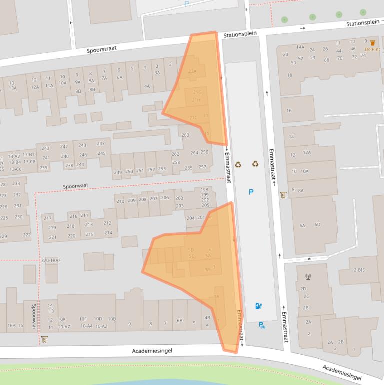 Kaart van postcodegebied 4811AE.