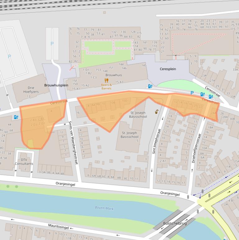Kaart van postcodegebied 4811CC.