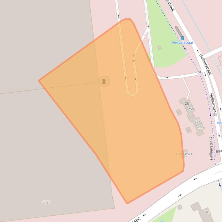 Kaart van postcodegebied 4814RC.