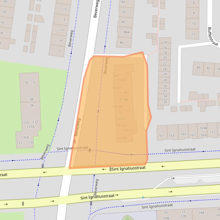 Kaart van postcodegebied 4817KG.
