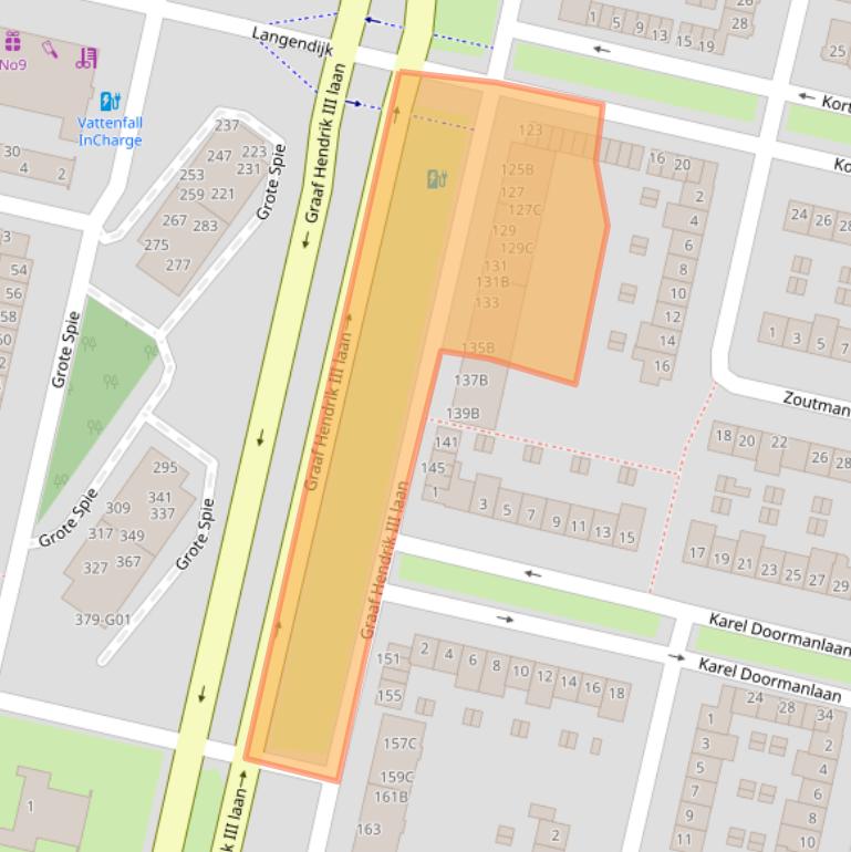 Kaart van postcodegebied 4819CD.