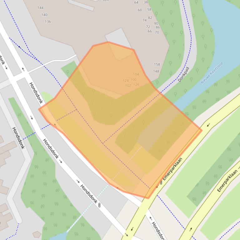 Kaart van postcodegebied 4824CX.