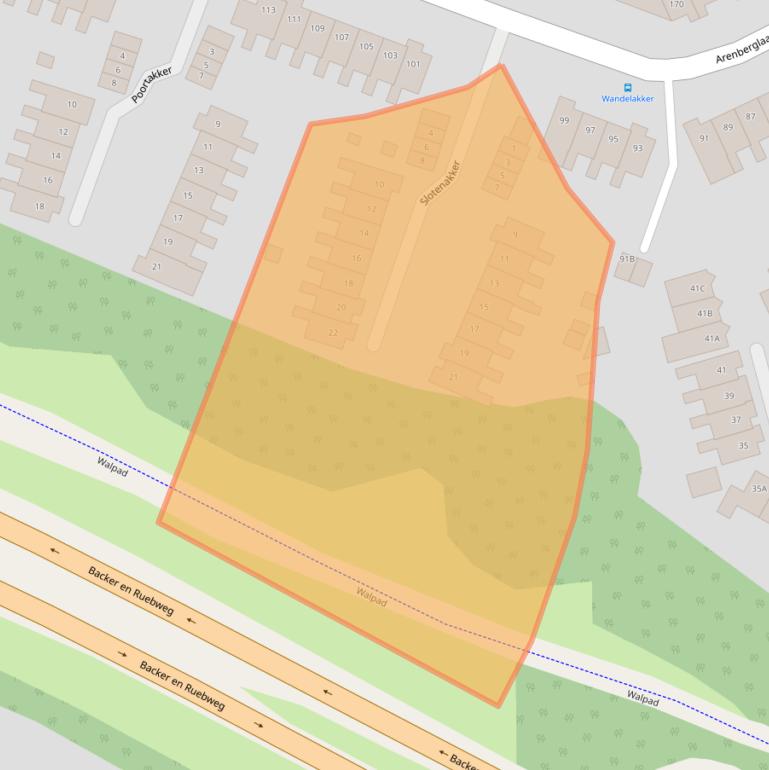 Kaart van postcodegebied 4824RP.