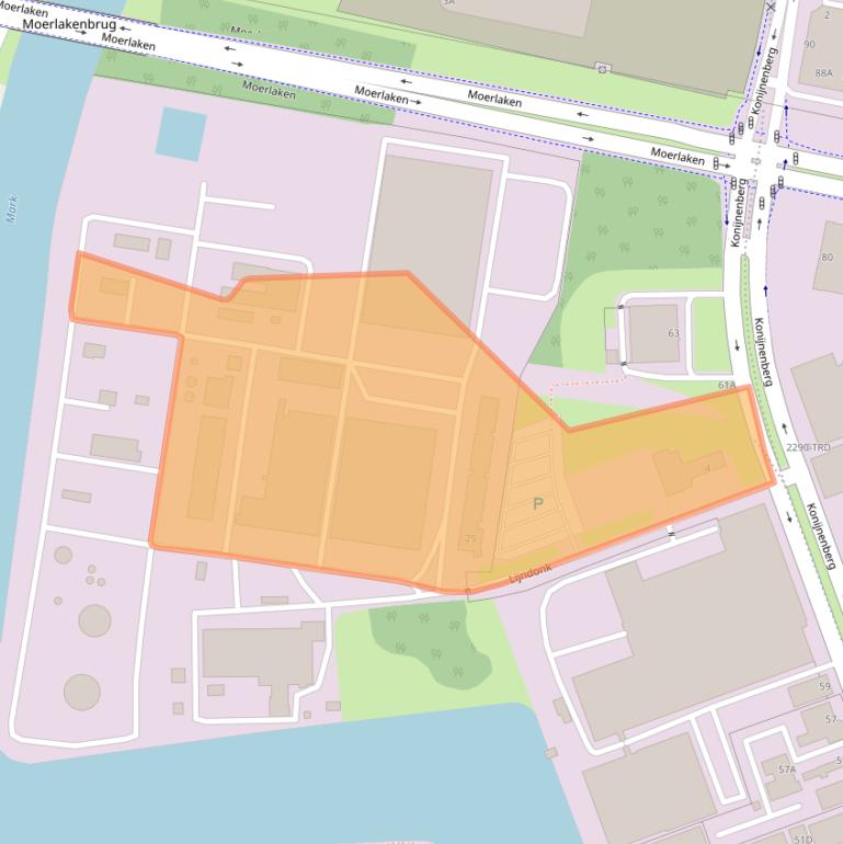 Kaart van postcodegebied 4825BG.