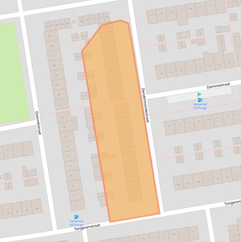 Kaart van postcodegebied 4826LC.