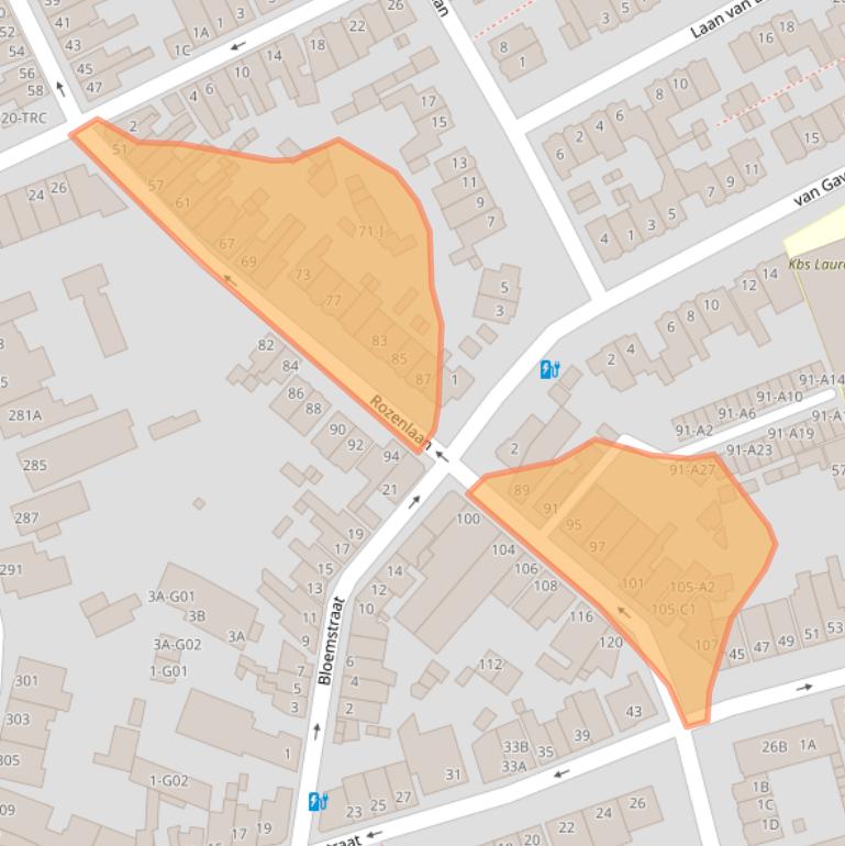Kaart van postcodegebied 4835PC.