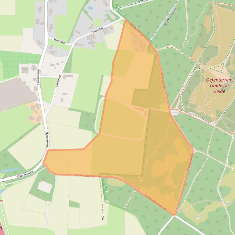 Kaart van postcodegebied 4836BH.