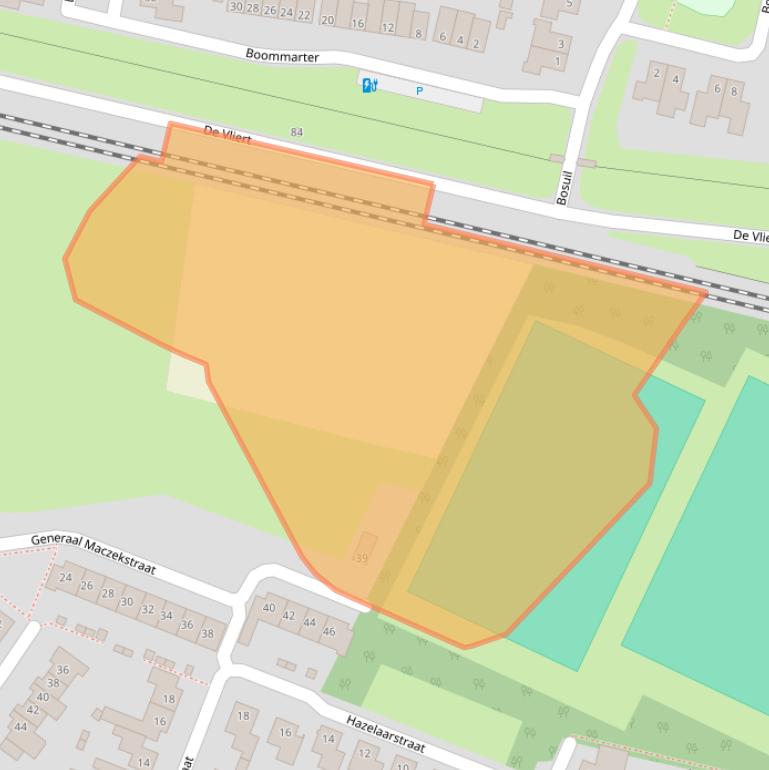 Kaart van postcodegebied 4849CD.