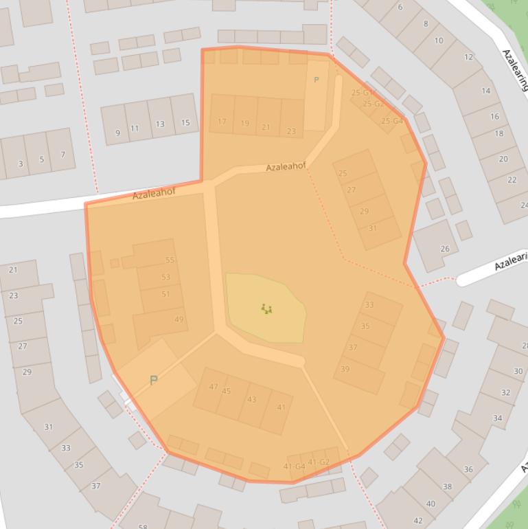 Kaart van postcodegebied 4881HM.
